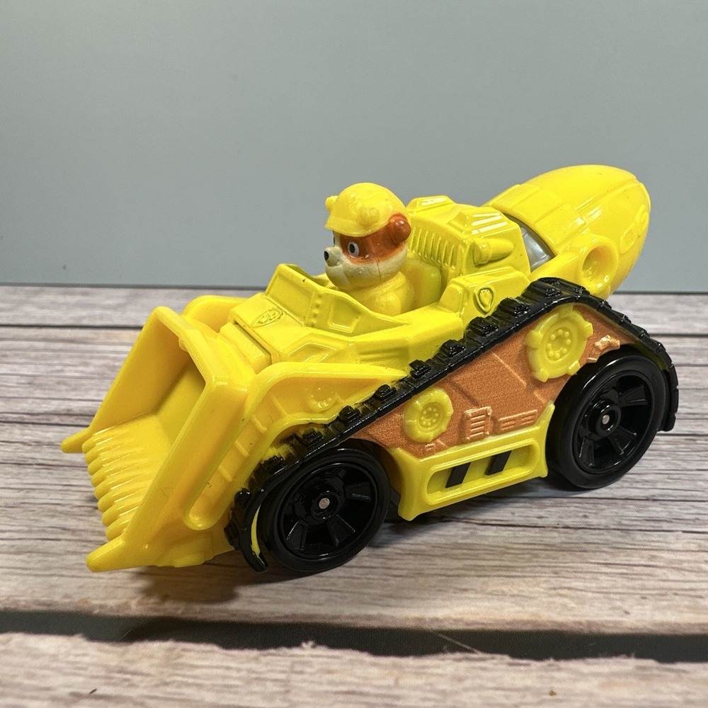 Spin Master SML Nickelodeon Paw‎ Patrol Rubble Yellow Die-Cast 3 1/2" Bulldozer